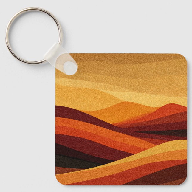 Embers of the Silent Dunes Keychain (Front)