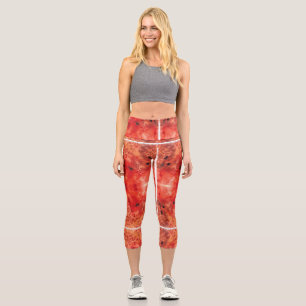 Embers Unfolding Capri Leggings