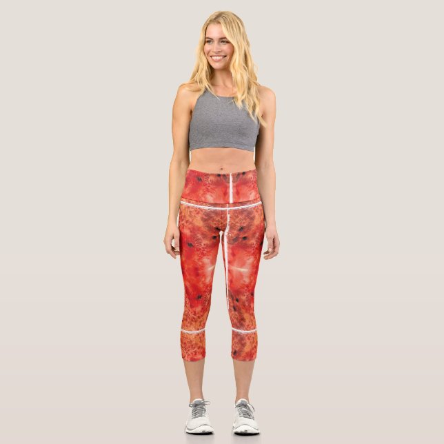 Embers Unfolding Capri Leggings (Front)