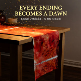 Embers Unfolding Long Table Runner