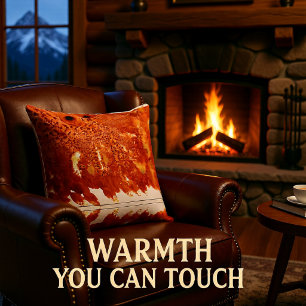 Emberwash Echo Throw Pillow