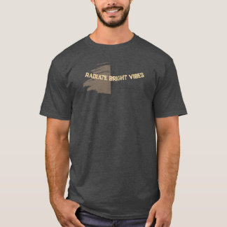 "EMBERWAVE" bright vibes design t-shirt