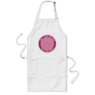 Emblem Hot Thick and Pretty Don't Stare Too Hard Long Apron