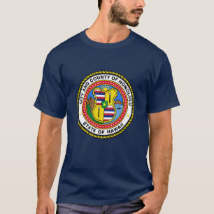 Emblem of city of Honolulu, Hawaii T-Shirt