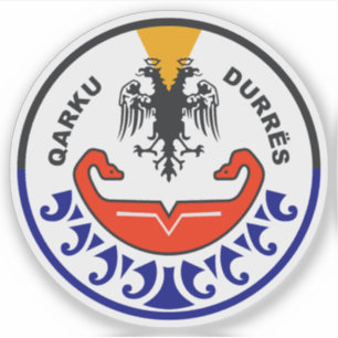 Emblem of Durrës County, Albania