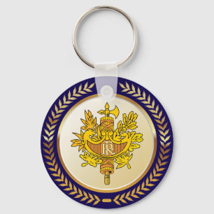 Emblem Of France Keychain