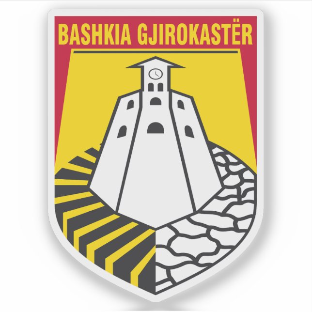 Emblem of Gjirokastër, Albania (Front)