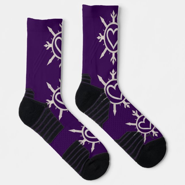 "Emblem of Love" Crew Socks (Right)