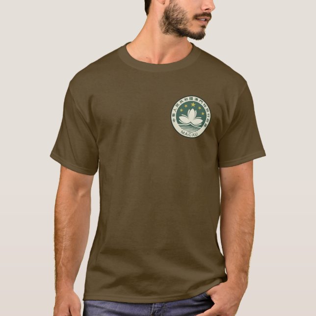 Emblem of Macau - pocket T-Shirt (Front)