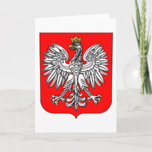 Emblem Of Poland Greeting Cards