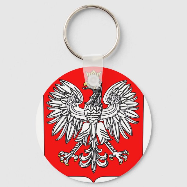 Emblem Of Poland Keychain (Front)