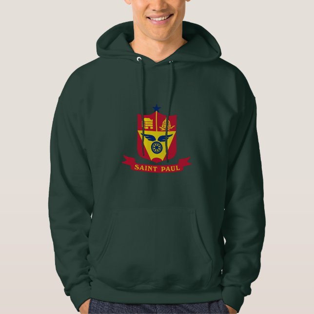 Emblem of St Paul, Minnesota Hoodie (Front)