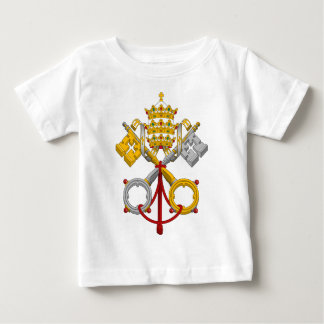 Emblem of the Papacy Official Pope Symbol Coat Baby T-Shirt