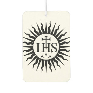 Emblem of the Society of Jesus  Air Freshener