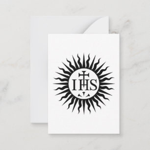Emblem of the Society of Jesus Card