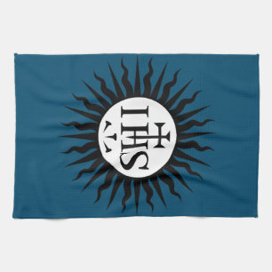 Emblem of the Society of Jesus  Kitchen Towel