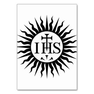 Emblem of the Society of Jesus Table Number
