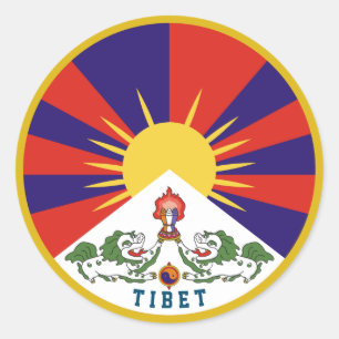 Emblem of Tibet Classic Round Sticker