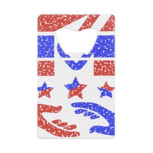 Emblem of Unity - Celebrating Collaborative Trust Credit Card Bottle Opener