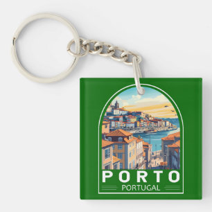 Emblème d'art touristique Porto Portugal