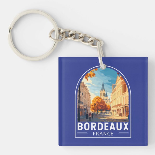 Emblème d'Art Voyage de Bordeaux France (Devant)