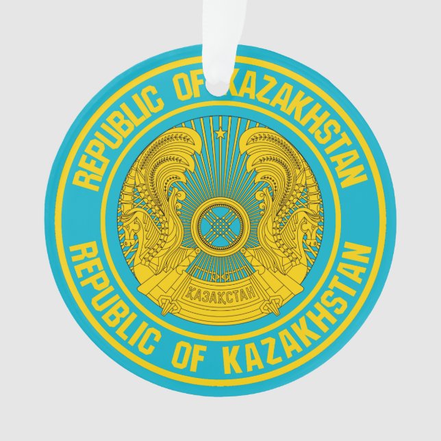 Emblème de la ronde du Kazakhstan (devant)
