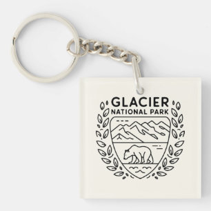 Emblème de l'ours du parc national des Glaciers