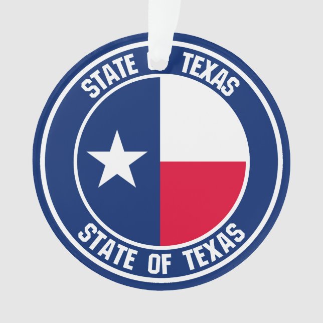 Emblème du Texas Round (devant)