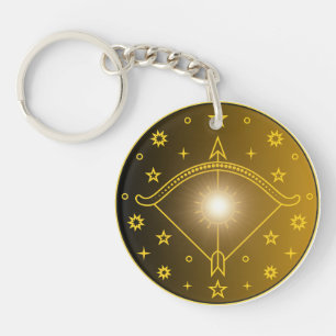 Emblème du zodiaque Sagittaire Symbole céleste min