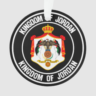 Emblème rond de Jordanie
