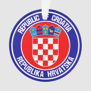 Emblème rond de la Croatie