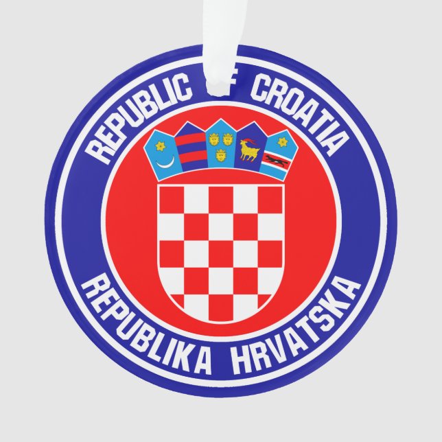 Emblème rond de la Croatie (devant)