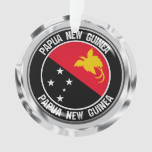 Emblème rond de la Papouasie-Nouvelle-Guinée