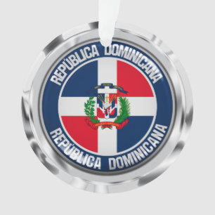Emblème rond de la République Dominicaine