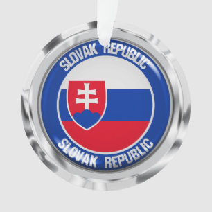 Emblème rond de la Slovaquie
