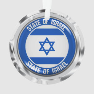Emblème rond de l'Israël