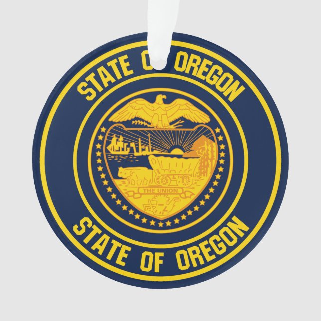 Emblème rond de l'Oregon (devant)