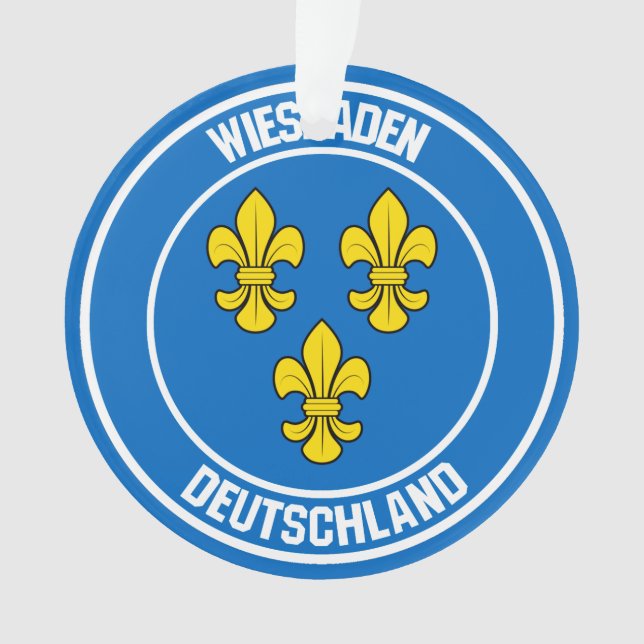 Emblème rond de Wiesbaden (devant)