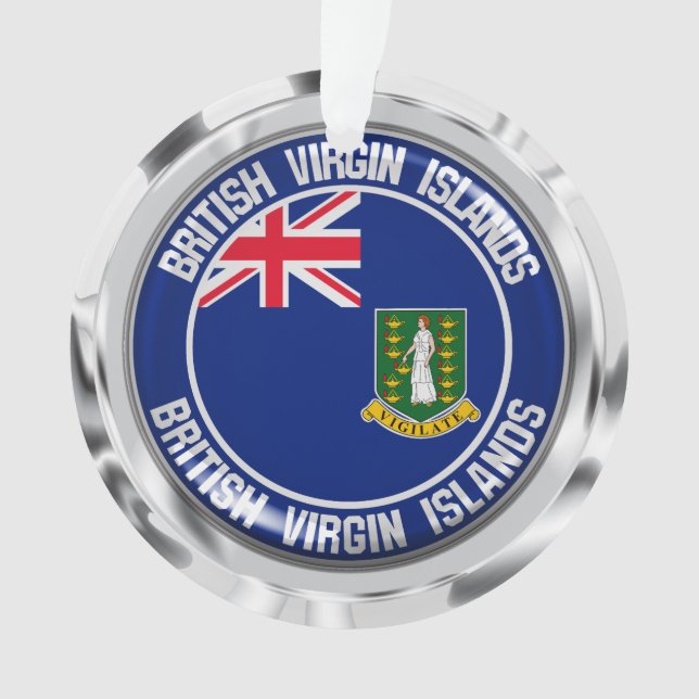 Emblème rond des Îles Vierges britanniques (devant)