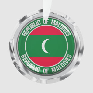 Emblème rond des Maldives