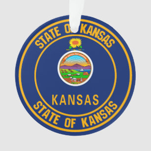 Emblème rond du Kansas