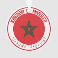 Emblème rond du Maroc
