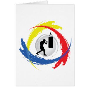 Emblème tricolore de boxe