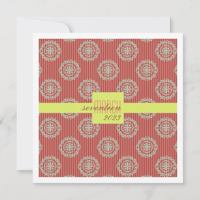 Emblems Save the Date Template (Front)