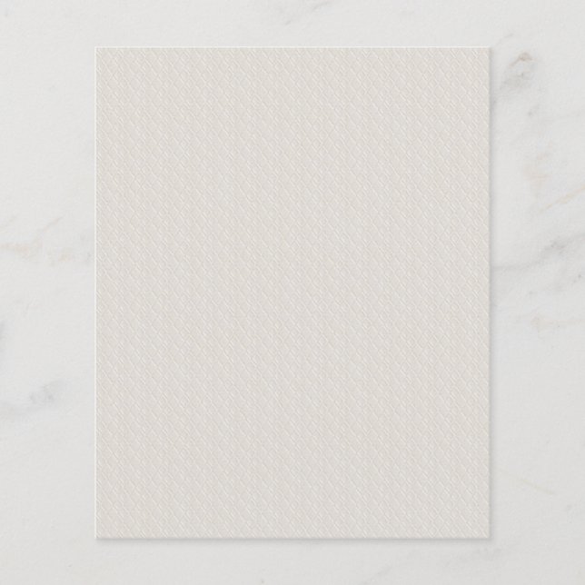 emboss-argyle11 EMBOSSED ARGYLE MODERN WHITE CLOTH Flyer (Front)