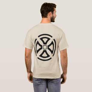 Emboss of symetri historical inspired T-Shirt