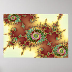 Embossé - Poster Fractal
