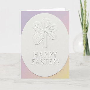 Embossed Easter Greeting Card