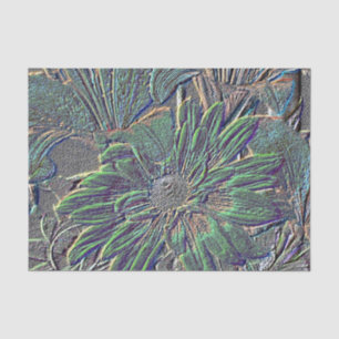 Embossed Flowers Tissue Paper