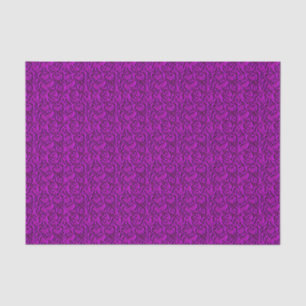 Embossed Hearts-PURPLE-TISSUE WRAPPING PAPER